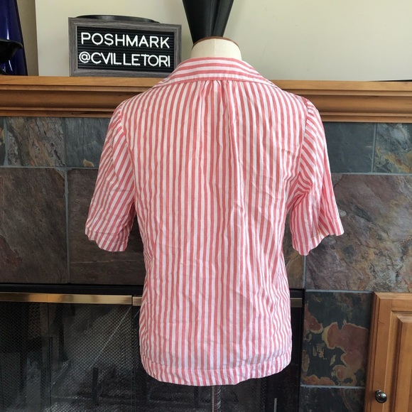 Isabella Sinclair Wellesley Button Down Short Slv - Picture 4 of 6